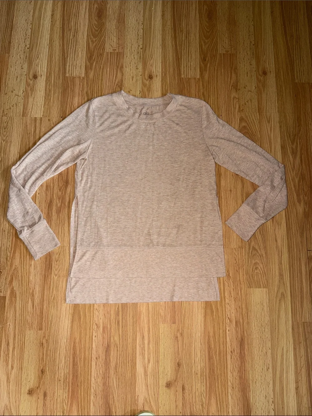 Alo Popover Long Sleeve Shirt Size Small